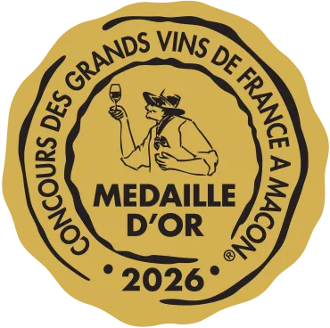 Médaille d'Or - Concours des Grands Vin de France à Macon 2026
